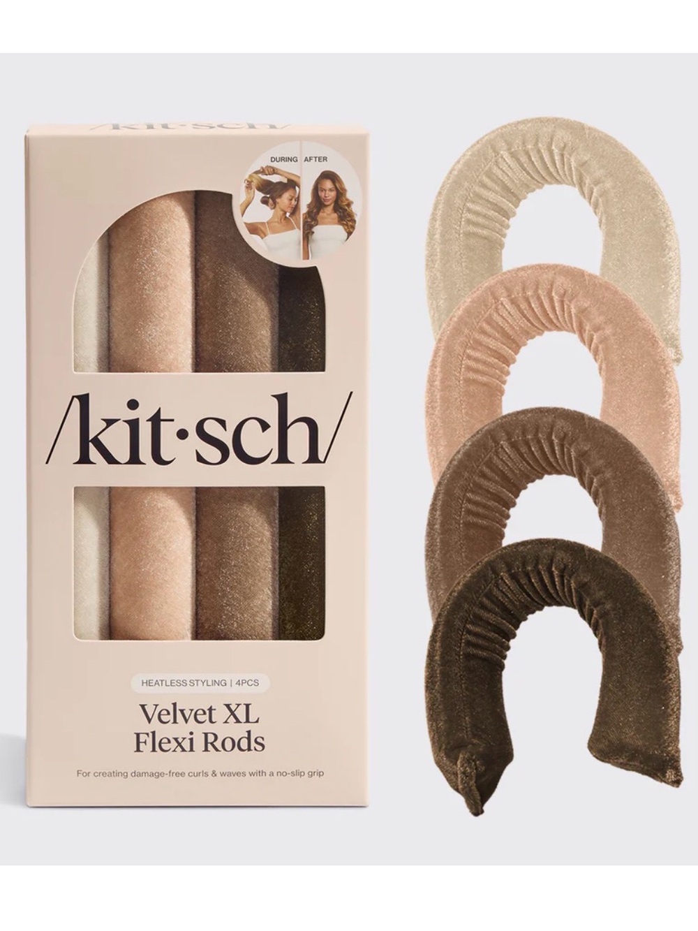 Kitsch Velvet XL Flexi Rods